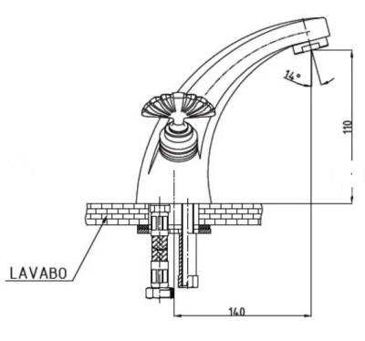 GPD - Antik Kartal Lavabo Bataryası - TKB20 - 2