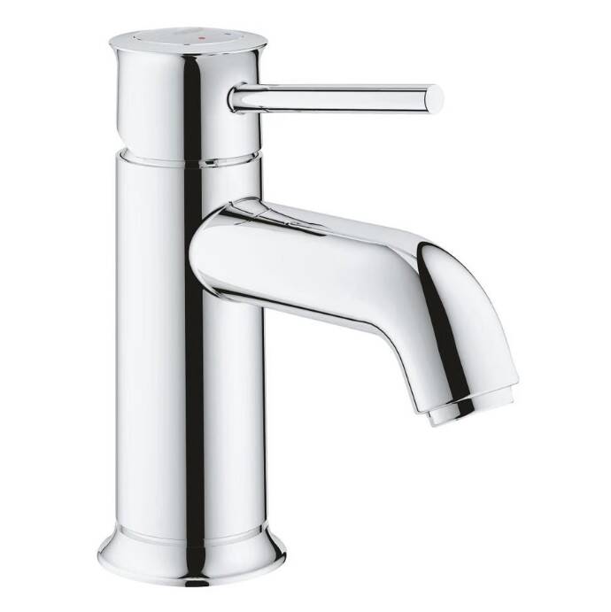 GROHE - BauClassic Tek Kumandalı Lavabo Bataryası S-Boyut Pürüzsüz Gövde Krom - OUTLET - G32863000-TESHIR - 1