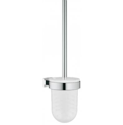 GROHE - Essentials Cube Duvar Tipi Tuvalet Fırçası Seti Krom/Cam - OUTLET - G40513000-TESHIR