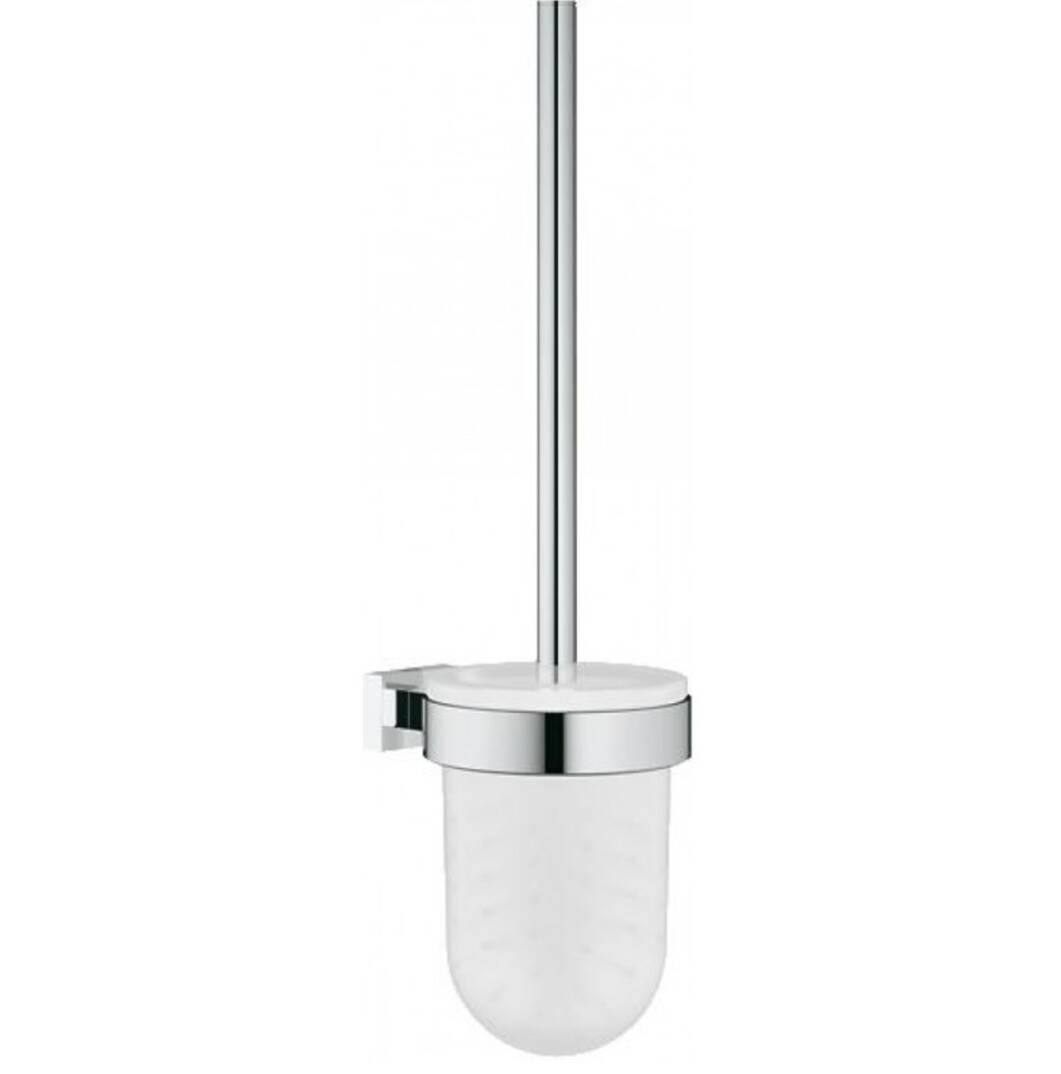 GROHE - Essentials Cube Duvar Tipi Tuvalet Fırçası Seti Krom/Cam - OUTLET - G40513000-TESHIR - 1