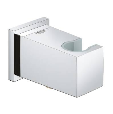 GROHE - Euphoria Cube Duş Çıkış Dirseği ve El Duşu Askısı Kare Krom - OUTLET - G26370000-TESHIR - 1