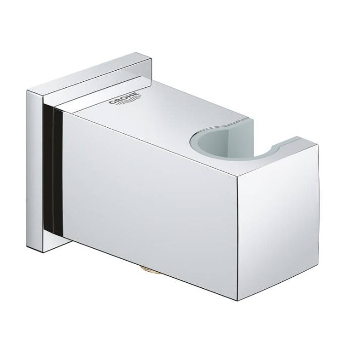 GROHE - Euphoria Cube Duş Çıkış Dirseği ve El Duşu Askısı Kare Krom - OUTLET - G26370000-TESHIR - 1