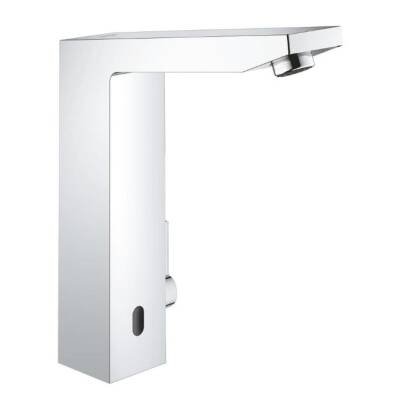 GROHE - Eurocube E Elektrikli Fotoselli Lavabo Bataryası L-Boyut Çift Su Girişli 230V - OUTLET - G36440000-TESHIR