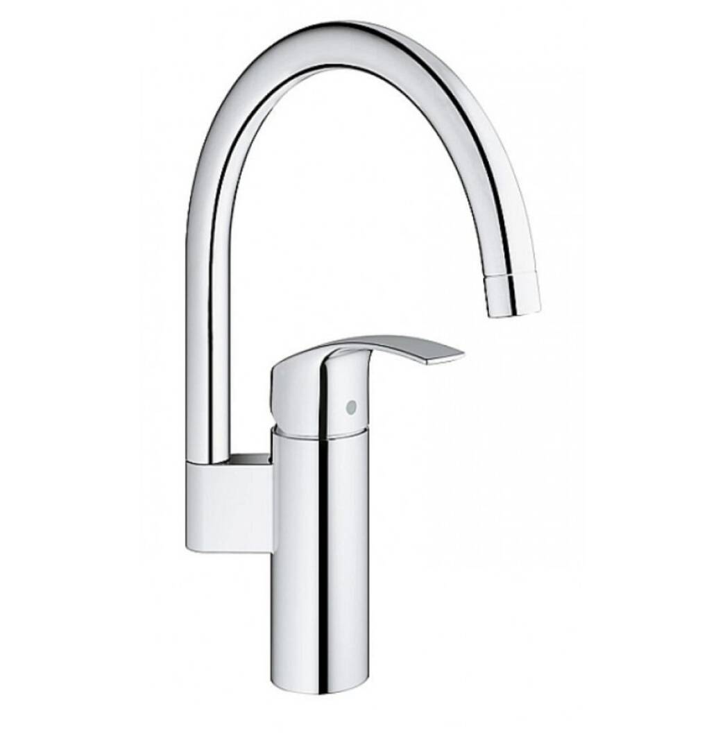 GROHE - Eurosmart New Tek Kumandalı Yüksek Döner Borulu Eviye Bataryası Krom - OUTLET - G33202002-TESHIR - 1