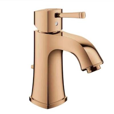 GROHE - Grandera Tek Kumandalı Lavabo Bataryası M-Boyut Sifon Kumandalı Warm Sunset - OUTLET - G23303DA0-TESHIR