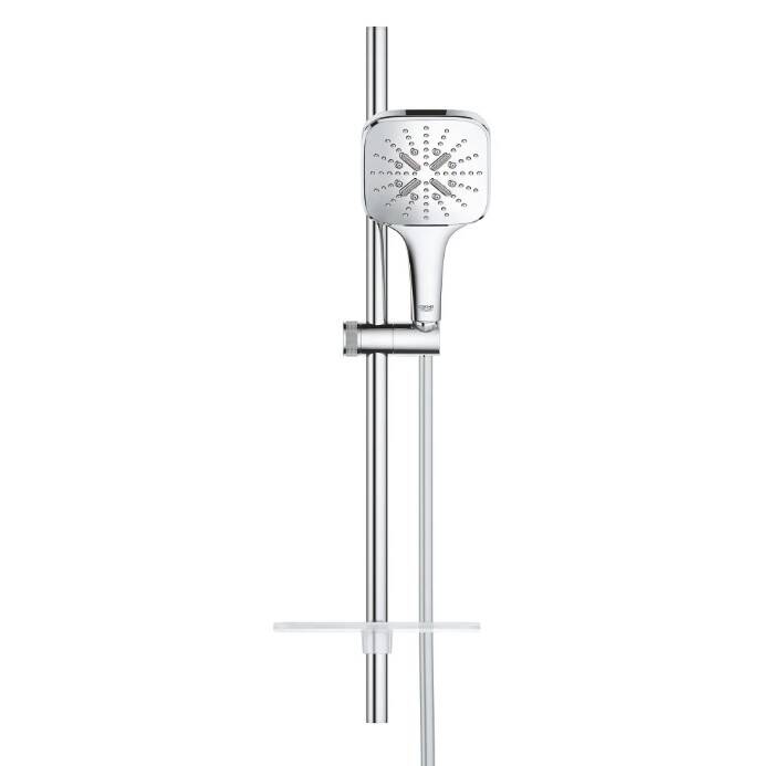 GROHE - Rainshower SmartActive 130 Cube Sürgülü Duş Seti 600 mm 9,5 l/dk Krom - OUTLET - G26584000-TESHIR - 2