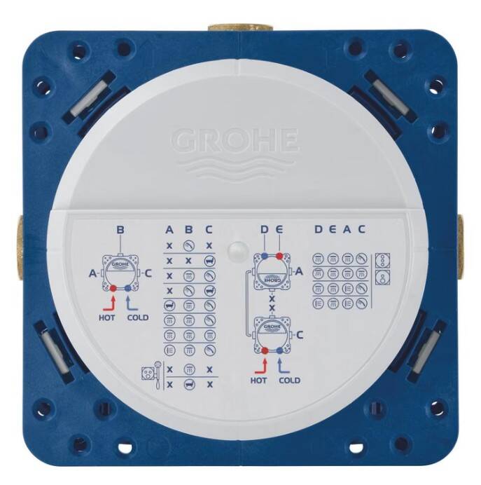 GROHE - Rapido SmartBox Universal Ankastre Banyo/Duş Bataryası İç Gövdesi 1/2" - OUTLET - G35600000-TESHIR - 3