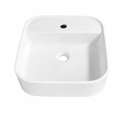 Güral - Kare 42*42 Çanak Lavabo Beyaz - GRL - KARE 4242 - 2