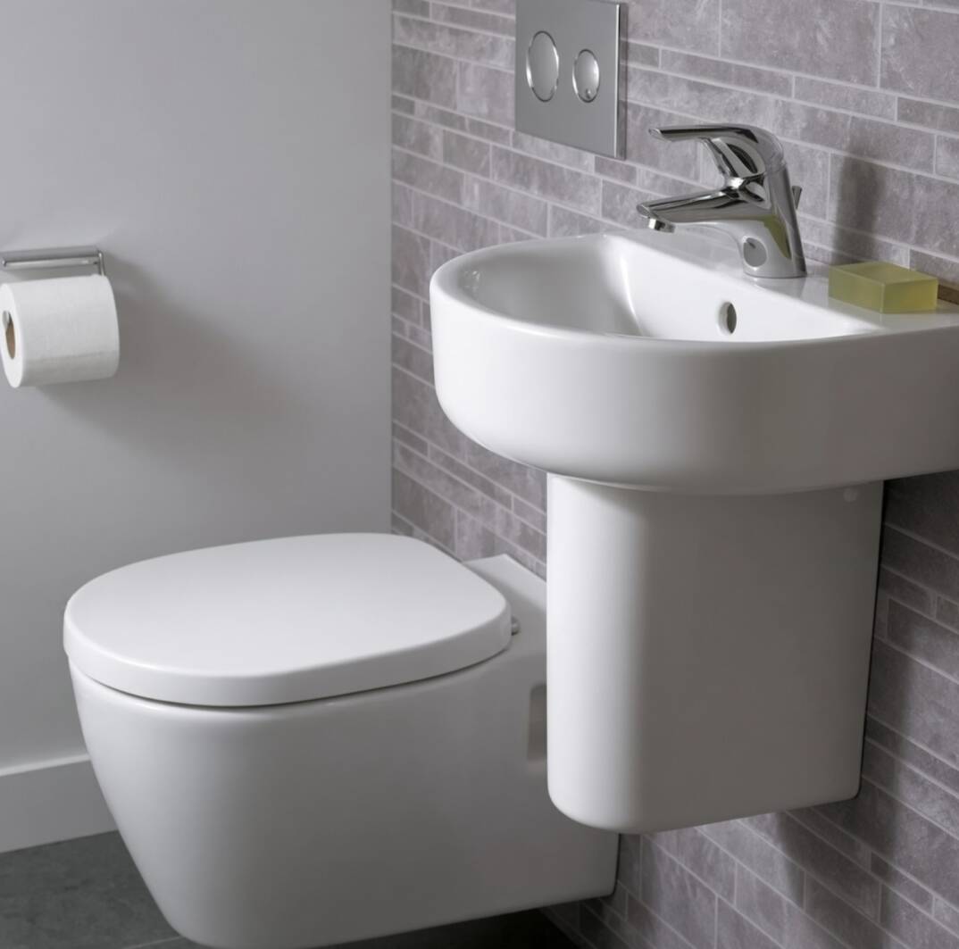 Ideal Standard - Consept Asma Klozet, Yavaş Kapanır Kapak Dahil - E785001TK - 2