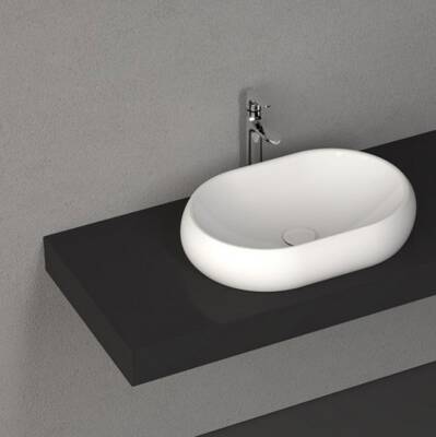 İsvea - Sentimenti Dolap Uyumlu Lavabo Beyaz 60 cm Dekorsuz - 10SM65060SV - 1
