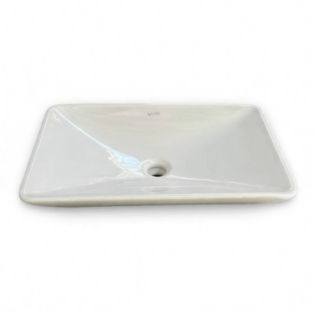İsvea - Sistema 60 cm Tezgah Üstü Lavabo Beyaz - 10SF53060SB - 1