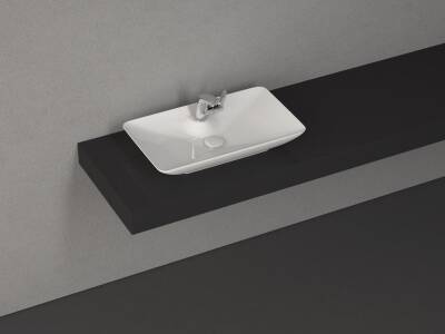 Isvea - SistemaY Clear S&S Tezgahüstü Lavabo 65 cm Beyaz - 10SY50065SV - 2
