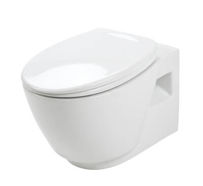 Isvea - Soluzione Asma Klozet Beyaz Standard Kapak Dahil - 10SZ02001SVTK - 1