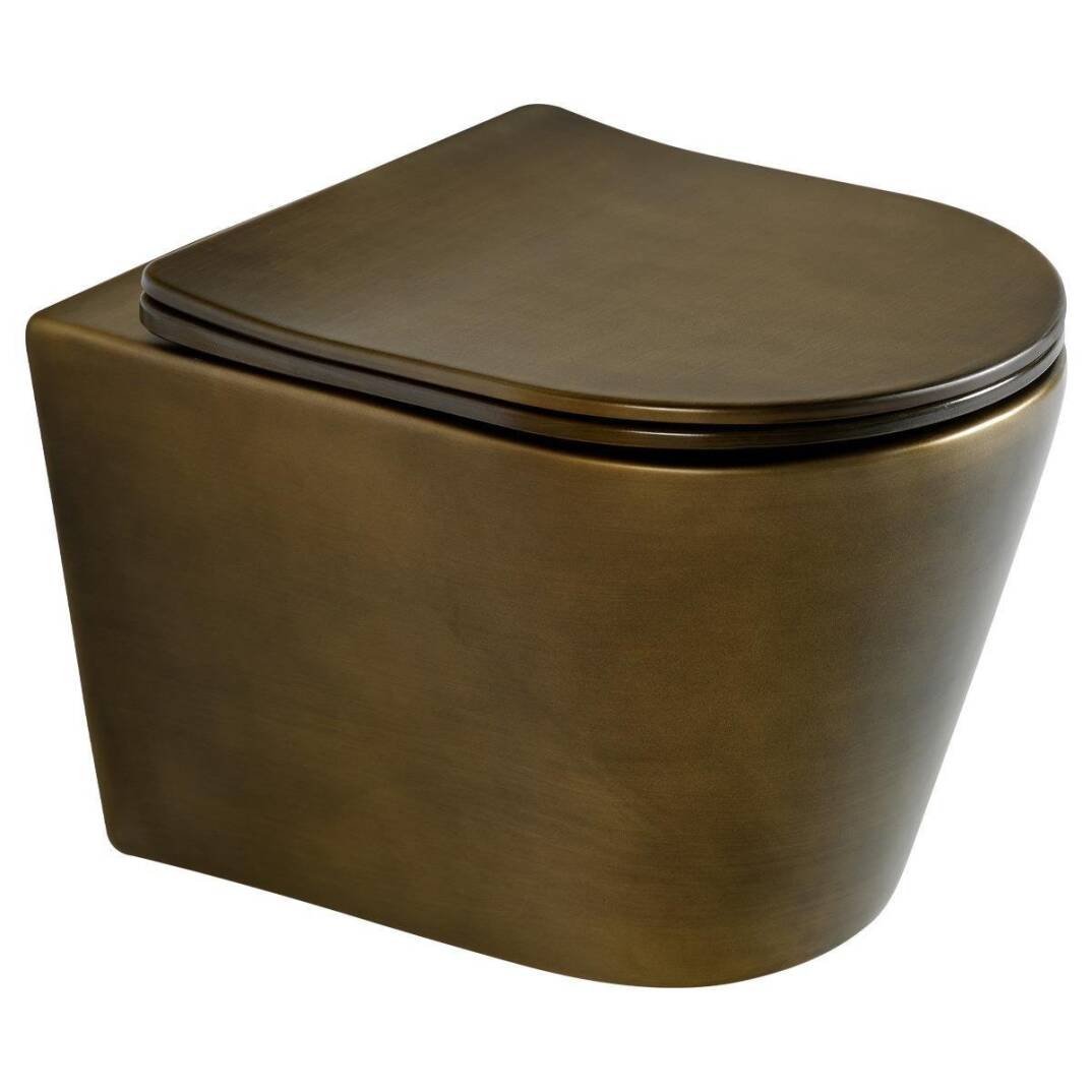 LENA - Asma Klozet Bronz Kapak Dahil OUTLET - ET-H201BR-TESHIR - 1