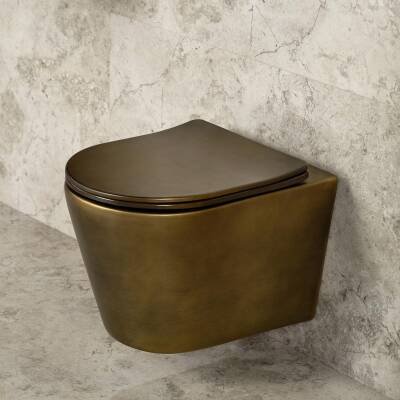 LENA - Asma Klozet Bronz Kapak Dahil OUTLET - ET-H201BR-TESHIR - 2