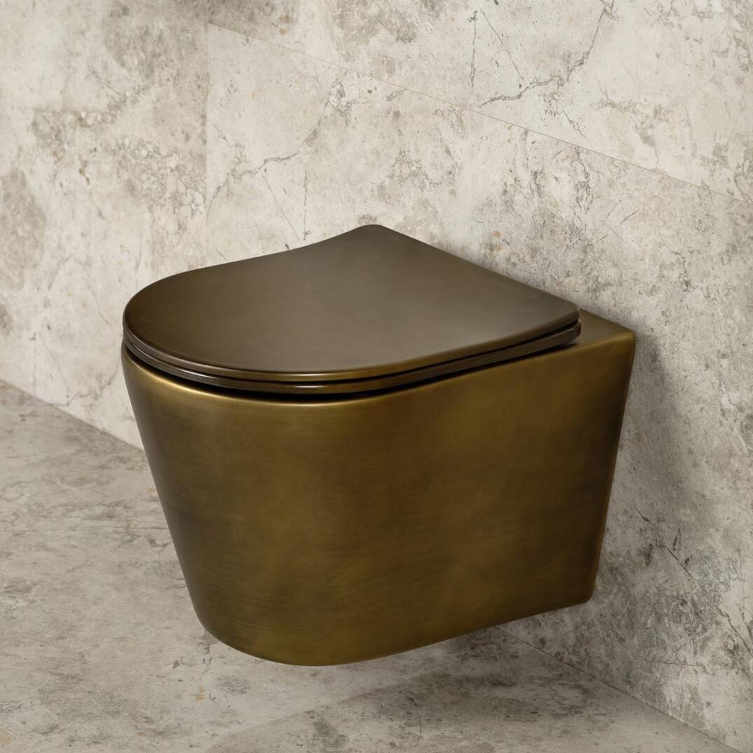 LENA - Asma Klozet Bronz Kapak Dahil OUTLET - ET-H201BR-TESHIR - 2