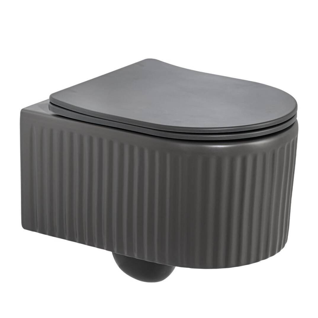 LENA - Asma Klozet Mat Füme Kapak Dahil OUTLET - ET-W1000MF-TESHIR - 4