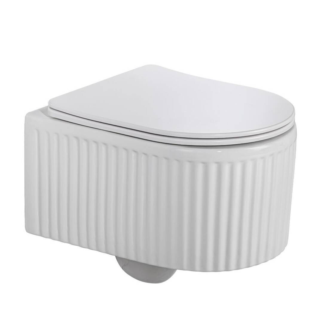 LENA - Asma Klozet Parlak Beyaz Kapak Dahil OUTLET - ET-W1000MB-TESHIR - 1