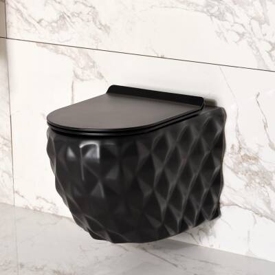 LENA - Asma Klozet Siyah Kapak Dahil OUTLET - ET-Y7000S-TESHIR - 2