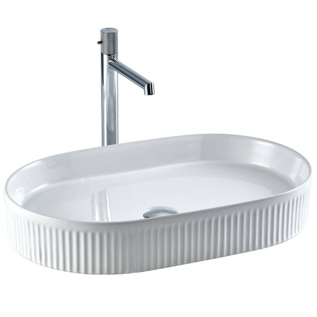 LENA - Tezgagh Üstü Porselen Lavabo Beyaz OUTLET - EY-4702-TESHIR - 1