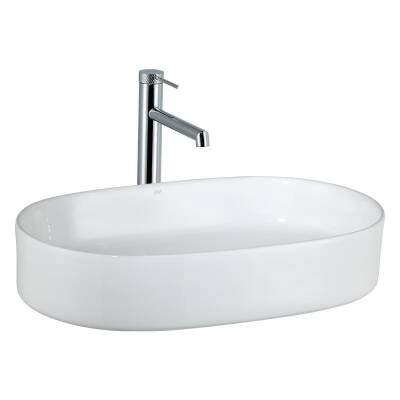 LENA - Tezgah Üstü Lavabo Parlak Beyaz OUTLET - E-W1202-TESHIR