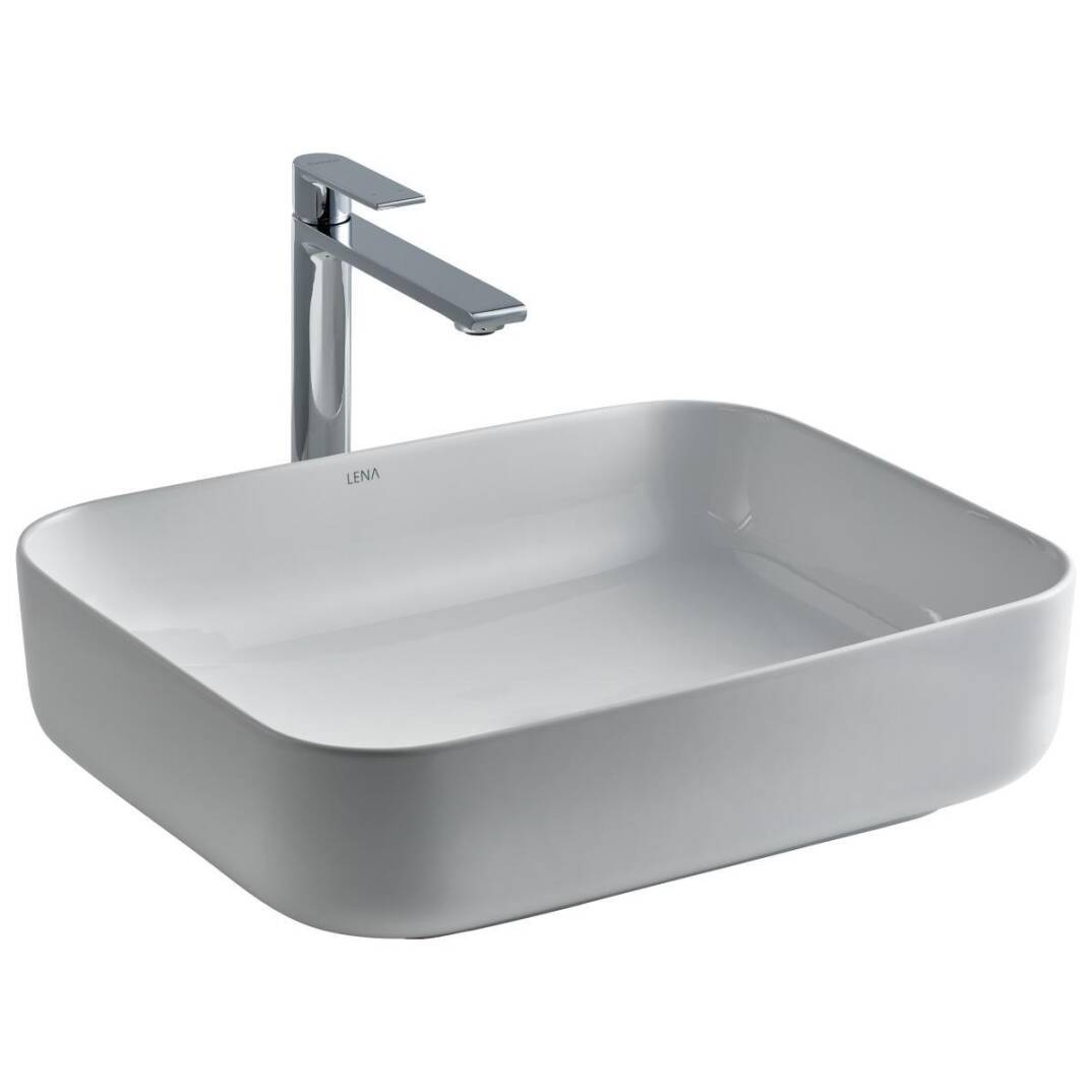 LENA - Tezgah Üstü Porselen Lavabo - E-4619 - 3
