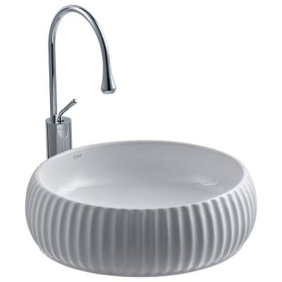LENA - Tezgah Üstü Porselen Lavabo OUTLET - E-4161-TESHIR - 3