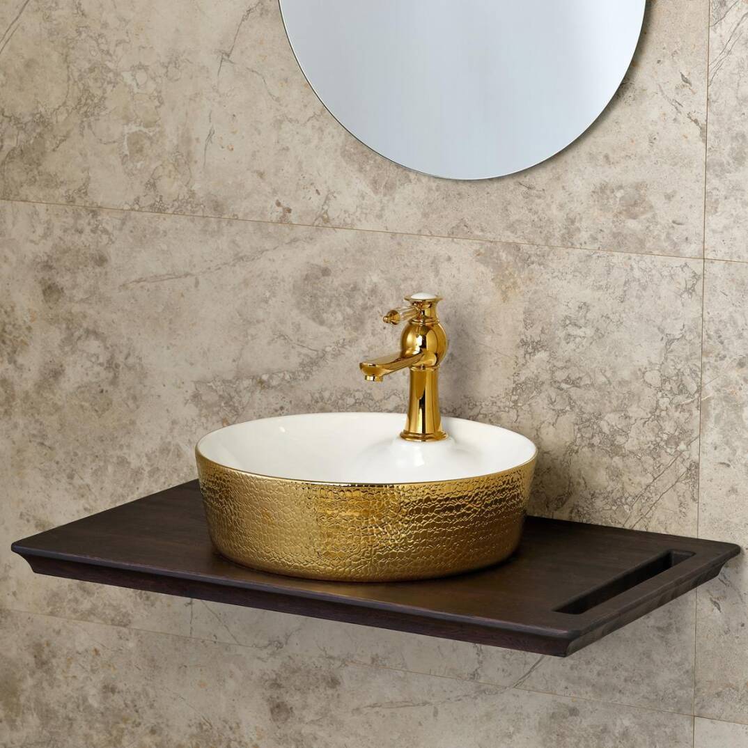 LENA - Tezgah Üstü Porselen Lavabo OUTLET - E-5001A-TESHIR - 3