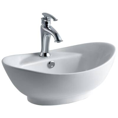 LENA - Tezgah Üstü Porselen Lavabo OUTLET - E-5080-TESHIR
