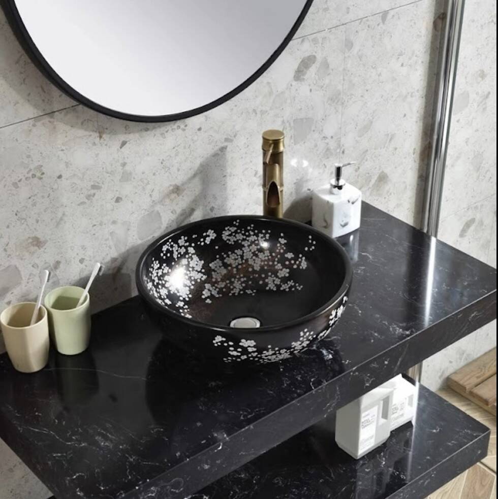 LENA - Tezgah Üstü Porselen Lavabo OUTLET - E-6007-TESHIR - 4