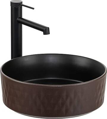 LENA - Tezgah Üstü Porselen Lavabo OUTLET - E-W5001KS-TESHIR - 1