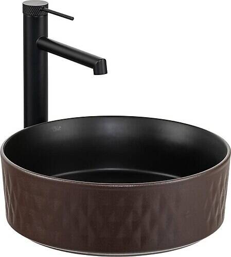 LENA - Tezgah Üstü Porselen Lavabo OUTLET - E-W5001KS-TESHIR - 1