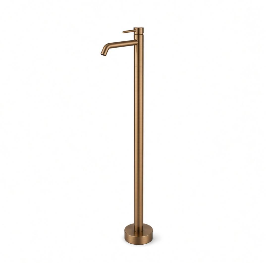 Newarc - Tabandan, Yerden Lavabo Bataryası Bronz - 900517B - 1