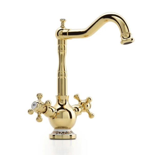 ORKA Truva Mutfak Eviye Armatürü Gold - TR3702G-TESHIR - 1