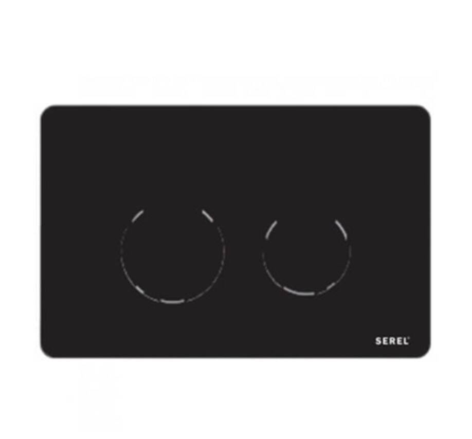 SEREL - Easy Soft Siyah Kumanda Paneli Boyalı Yuvarlak OUTLET - P570190-TESHIR - 1