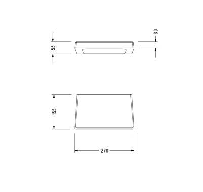SEREL - Helios Etajer Beyaz 250 Mm OUTLET - HL14STL110H-TESHIR - 2