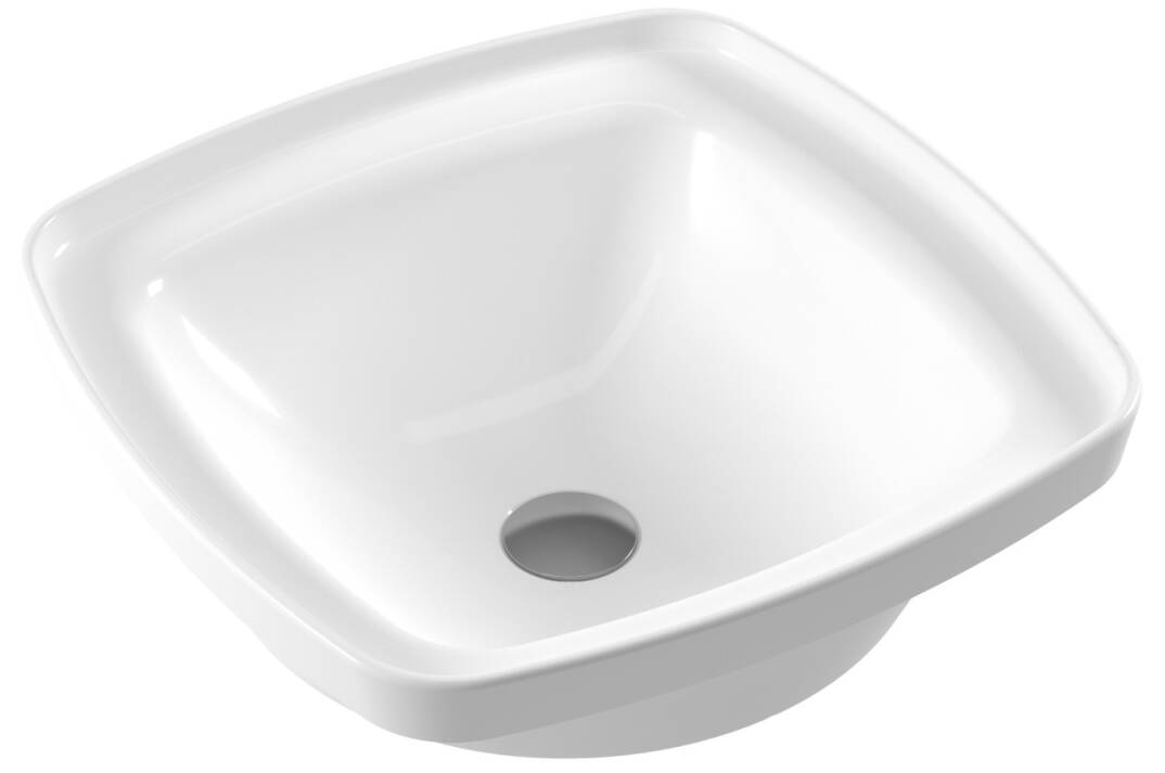 SEREL - Helios Kare Lavabo (46 × 46 Cm) OUTLET - HL36DXS110H-TESHIR - 1