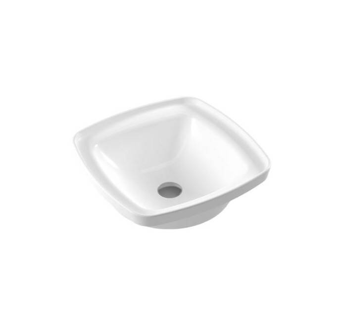 SEREL - Helios Kare Tezgâh Üstü Lavabo (46 × 46 Cm) OUTLET - HL36TTS110H-TESHIR - 1