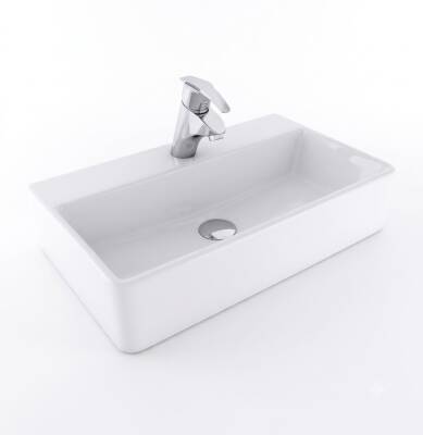 SEREL - Minimal Dikdörtgen Lavabo 60 × 35 Cm OUTLET - 2046TDS110H-TESHIR - 2