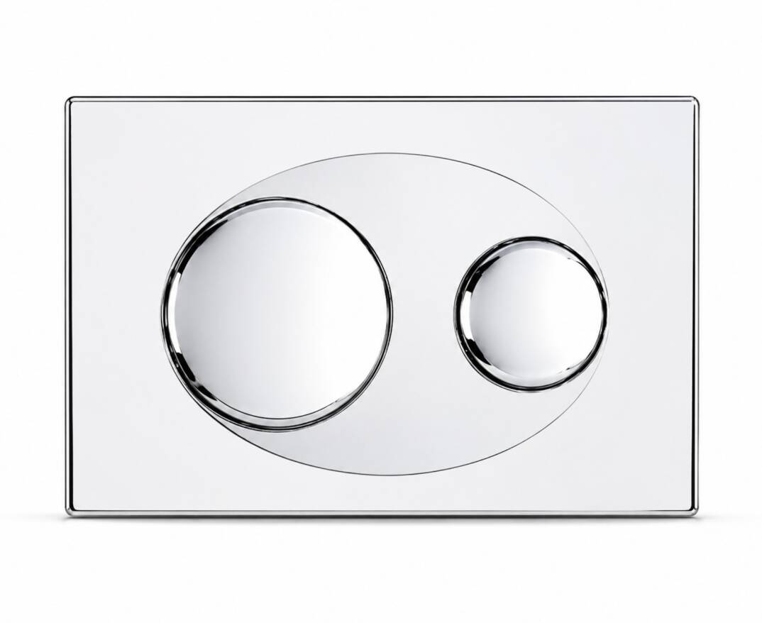 SEREL - P40 Kumanda Paneli, Parlak Krom (Metal Kaplama) OUTLET - P400120-TESHIR - 1