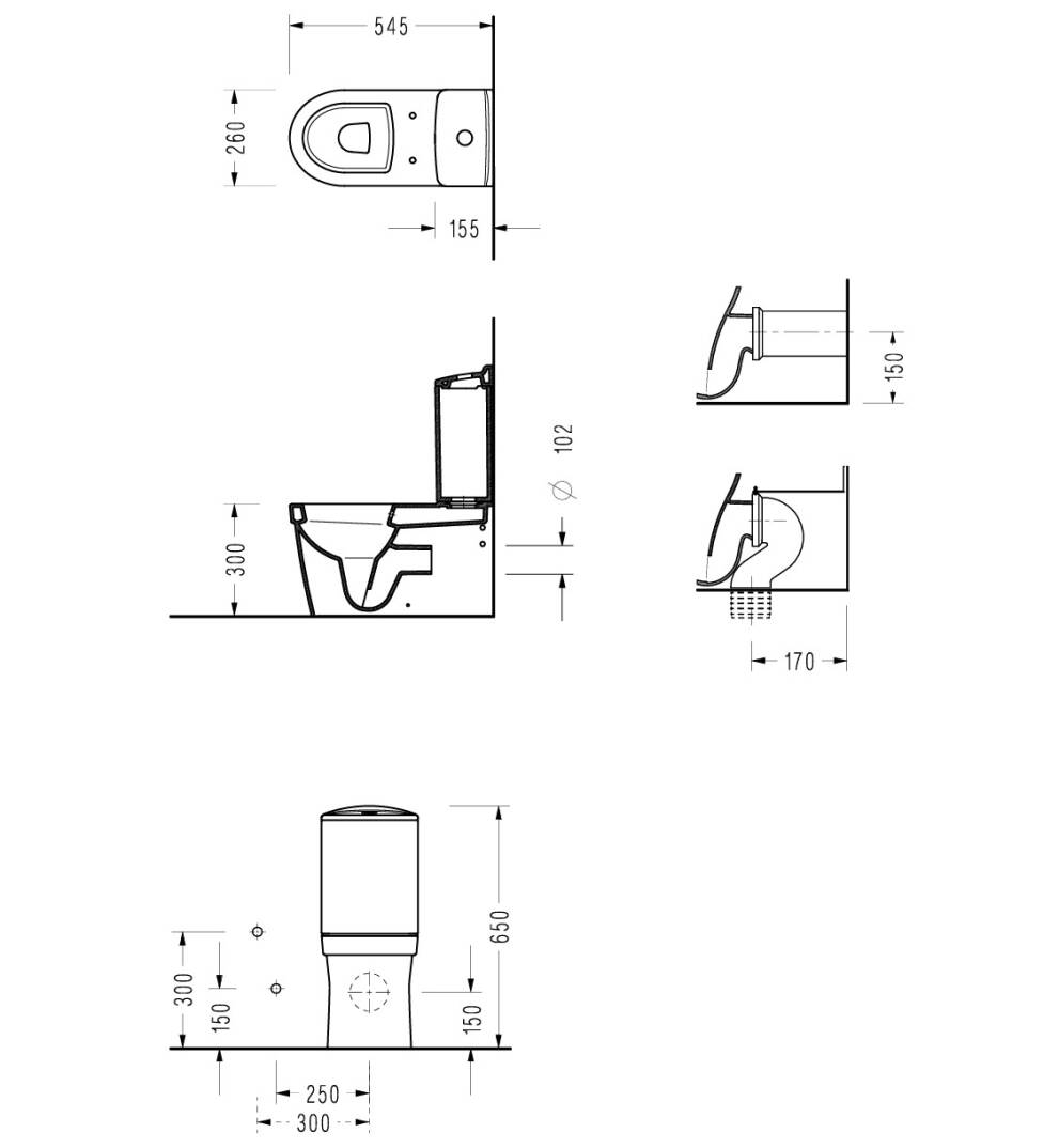 SEREL Paleimon Yerden Çocuk Klozeti - PL02GDS110H - 2