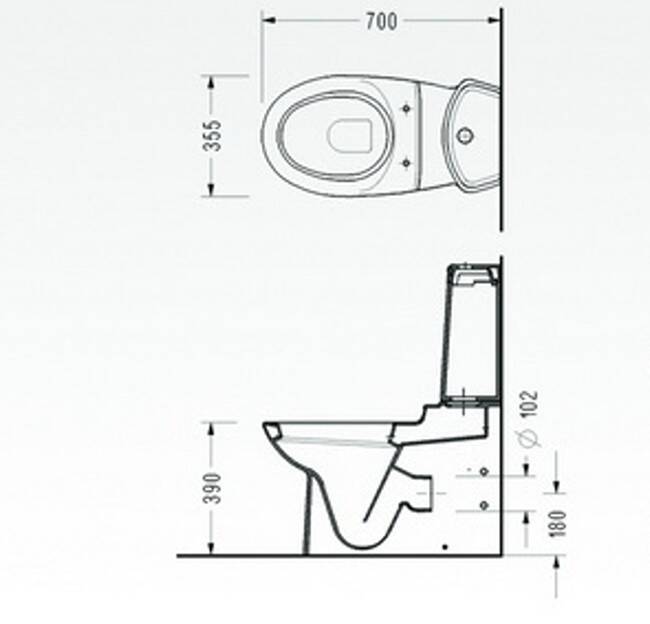 SEREL Petunya BTW Klozet Beyaz - 6402GTL000 - 3