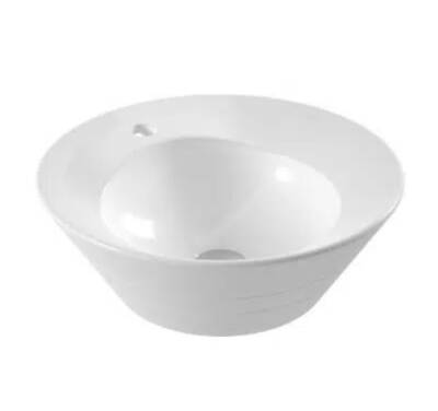SEREL - Poseidon Tezgâh Üstü Çanak Lavabo (45 × 45 Cm) Batarya Delikli OUTLET - PS33TXS110H-TESHIR - 1