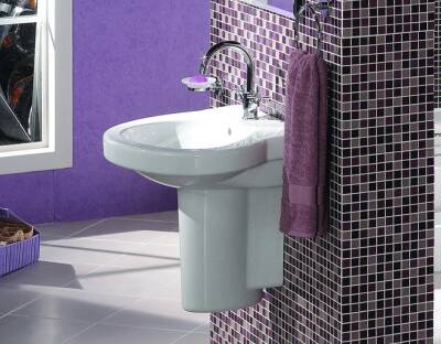 Serel - Prelude Lavabo 50x60 Cm Beyaz Ayaksız - 6501TBL000 - 2