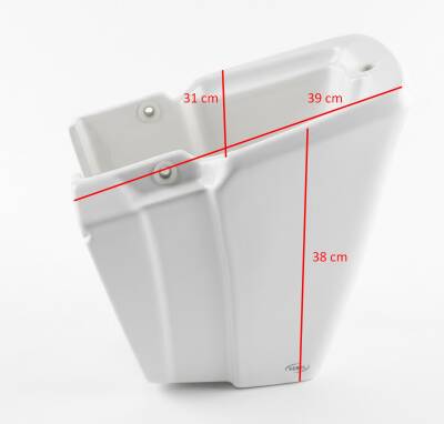Serel - Renata Lavabo Yarım Ayak Beyaz OUTLET - 8521STL000-TESHIR - 2