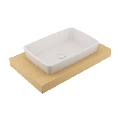 Serel - Rita Tezgah Üstü Lavabo 60x40 cm Beyaz OUTLET - RT46DSS000-TESHIR - 1