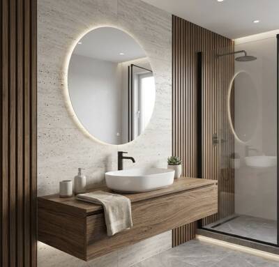 SEREL - Sapphire Tezgâh Üstü Lavabo (39,5 × 59,5 Cm) OUTLET - SP46DXS110H-TESHIR - 2
