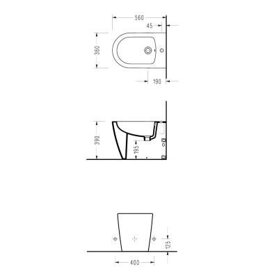 SEREL Smart BTW Bide - SM03ZCS110H - 2