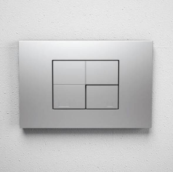 Serel - Smooth P45 Mat Krom Panel (Mat Buton) OUTLET - P450112-TESHIR - 2