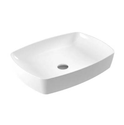 SEREL - Tek Parça Tezgah Üstü Lavabo Beyaz OUTLET - 1633DXS110H-TESHIR - 1